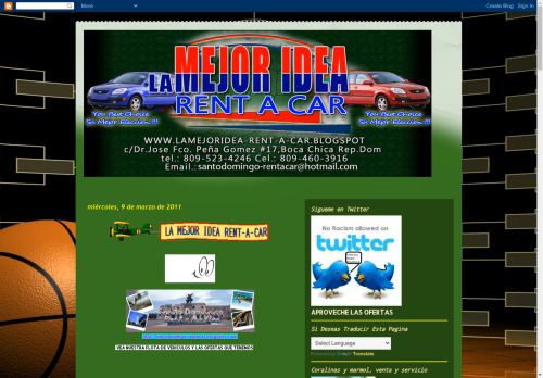 La Mejor Idea Rent a Car