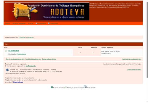 Foro de la Asociación Dominicana de Teólogos Evangélicos (ADOTEVA)