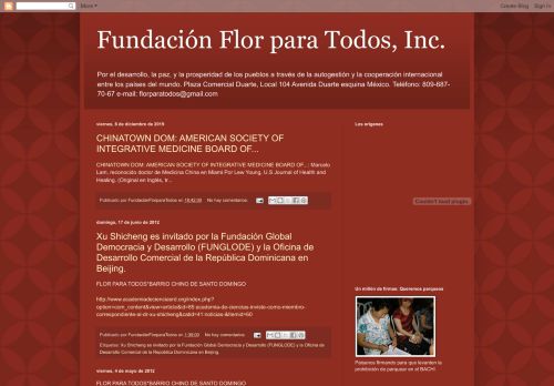 Fundación Flor para Todos, Inc.