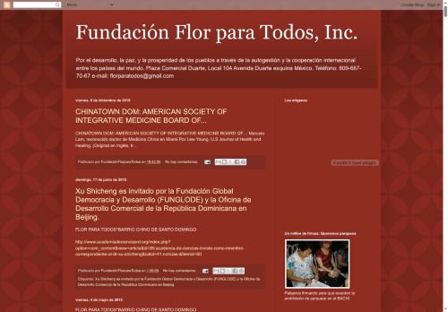 Fundación Flor para Todos, Inc.