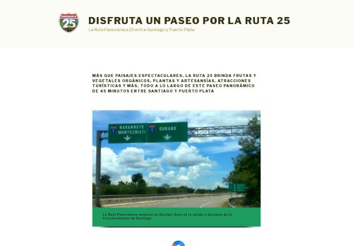 Ruta Panorámica Santiago - Puerto Plata