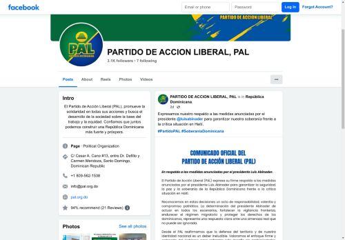 Partido de Acción Liberal (PAL)