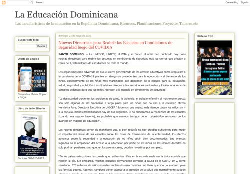 La Educación Dominicana