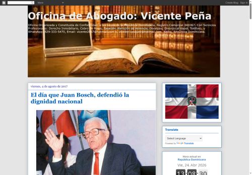Oficina de Abogado Vicente Peña