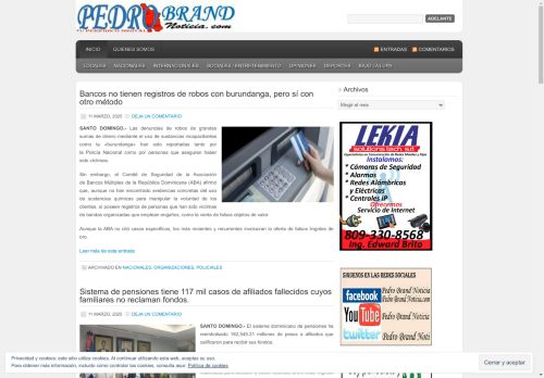 Pedro Brand Noticia