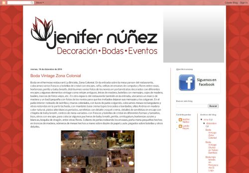 Jenifer Núñez, Wedding and Event Planner
