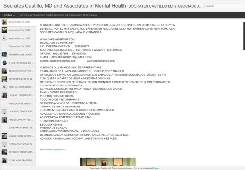 Sócrates Castillo MD y Asociados en Salud Mental