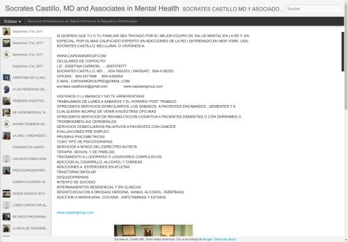 Sócrates Castillo MD y Asociados en Salud Mental