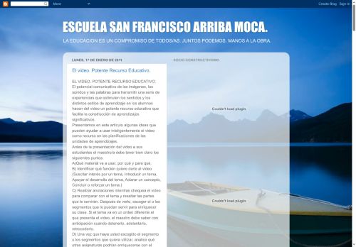 Escuela San Francisco Arriba, Moca