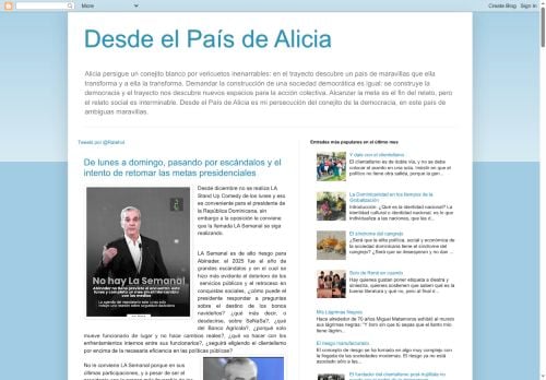 Desde el País de Alicia