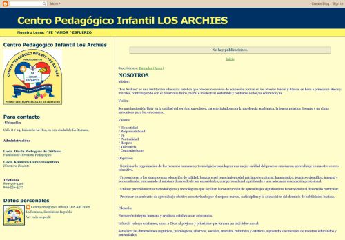 Centro Pedagógico Infantil Los Archies