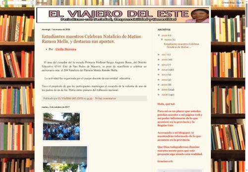 El Viajero del Este