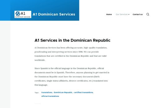 A1 Dominican Services