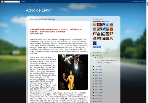 Agrio de Limón
