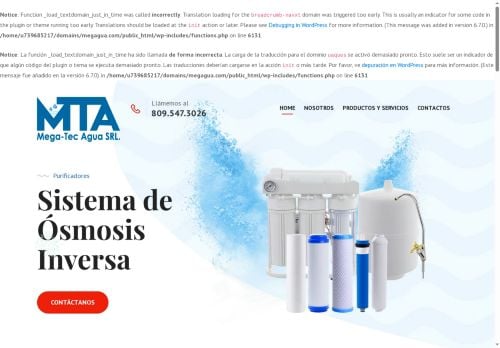 Mega Tech Agua, S.A.
