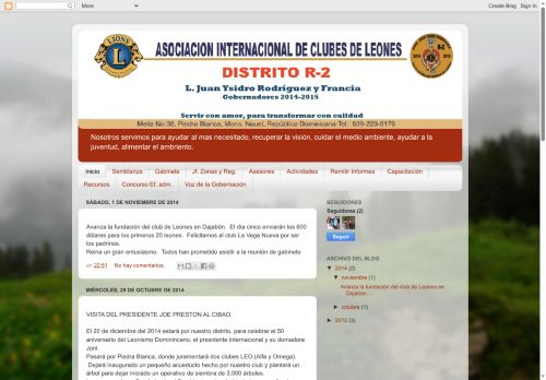 Leones Internacionales Distrito R-2 Cibao