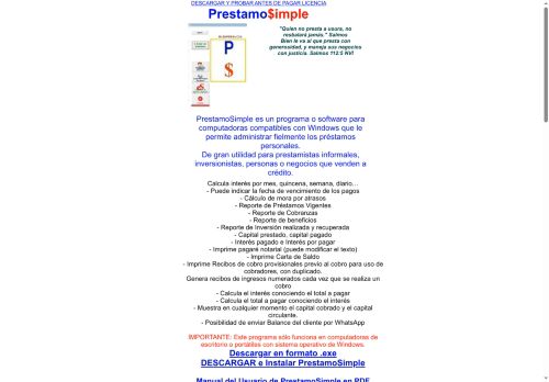 Préstamo Simple