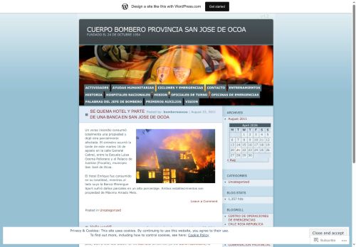 Cuerpo de Bomberos Provincia San José de Ocoa