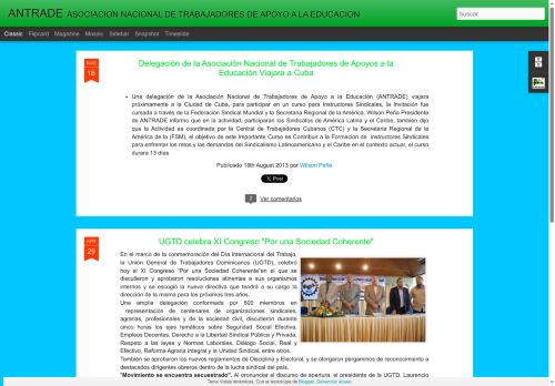 Antrade, Asociación Nacional de Trabajadores de Apoyo a la Educación