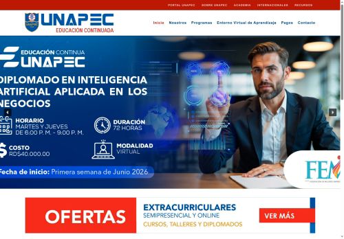 UNAPEC, Educación Continuada