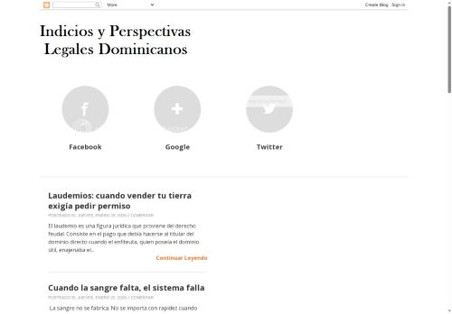 Indicios y Perspectivas Legales Dominicanos
