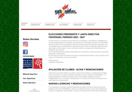 Federación Dominicana de Pádel
