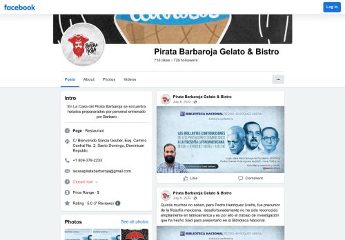 Pirata Barbaroja Gelato & Bistro