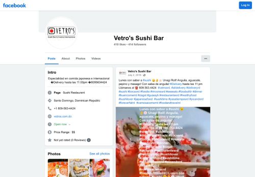 Vetro’s Sushi Bar & Lounge
