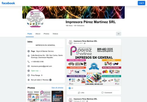 Impresora Perez Martinez, SRL