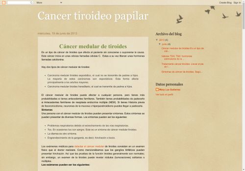 Cáncer Tiroideo Papilar