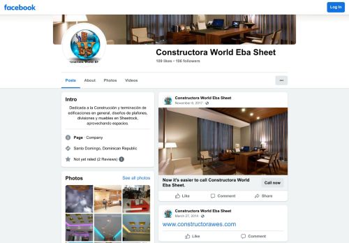 Constructora World Eba Sheet