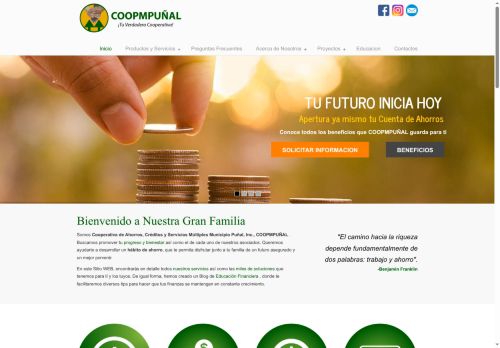 Coorporativa de Ahorros, Créditos y Servicios Multiples Puñal, Inc. (Coopmpuñal)