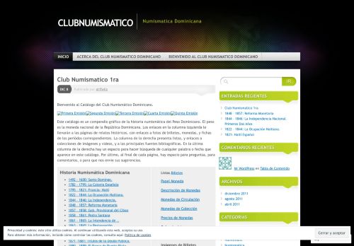 Catálogo del Club Numismático Dominicano