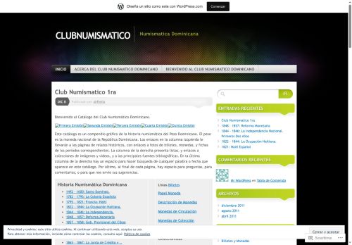 Catálogo del Club Numismático Dominicano