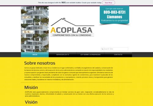 Administración de Condominios y Plazas, ACOPLASA