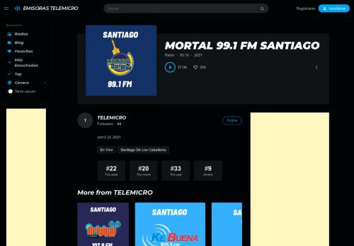 Mortal 99.1 FM Santiago