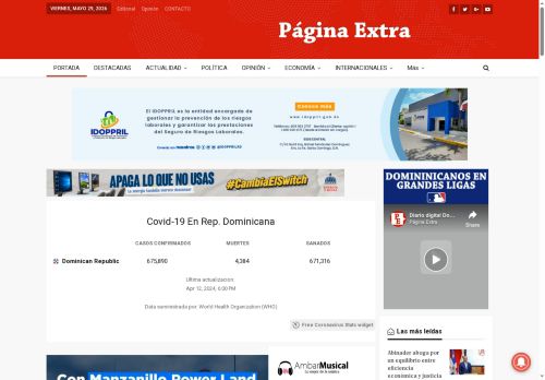 Página Extra