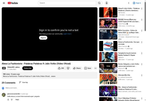 Alexa Ft Julio Voltio, Palabras Palabras