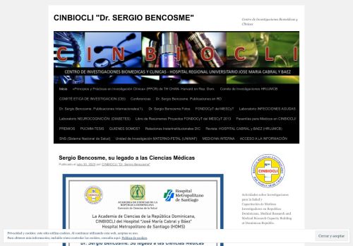 Centro de Investigaciones Biomédicas y Clínicas Dr. Sergio Bencosme