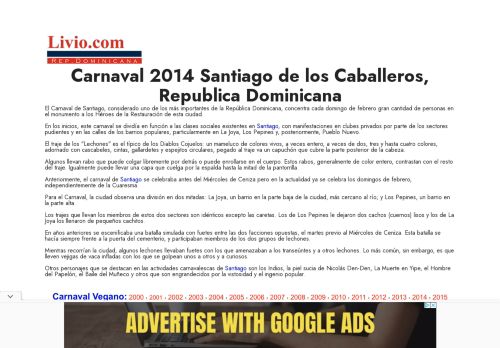 Carnaval Santiago 2014
