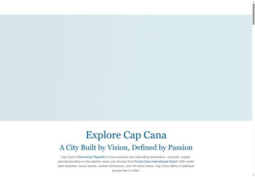 Cap Cana, S A