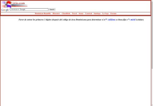 Buscador de Teléfonos Dominicana Línea Fija o Celular