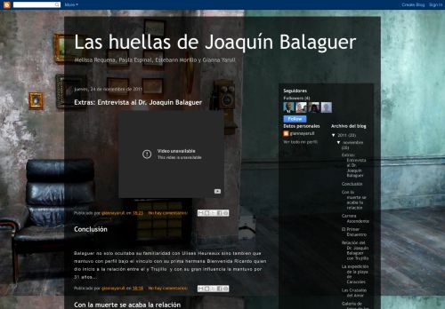 Las Huellas de Joaquín Balaguer