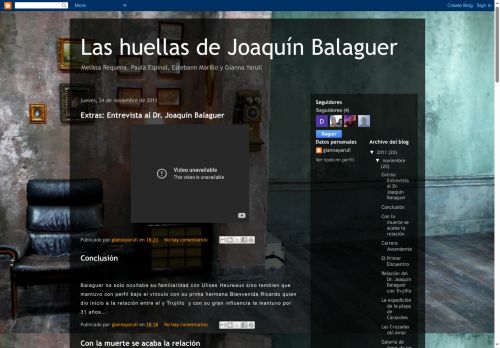 Las Huellas de Joaquín Balaguer