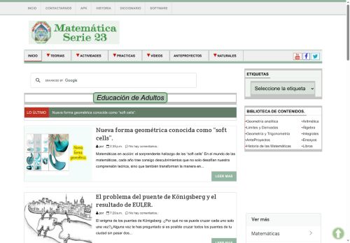 Matemáticas Serie 23