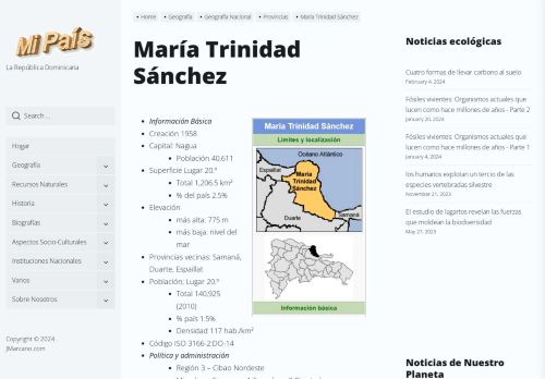 María Trinidad Sánchez  por José E. Marcano