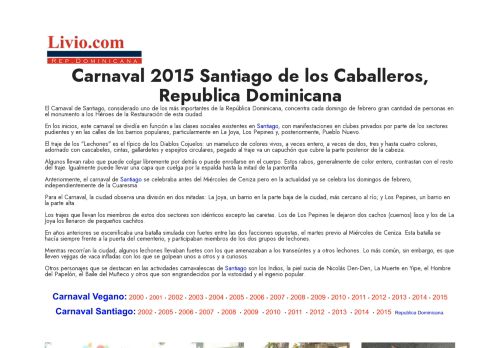 Carnaval Santiago 2015