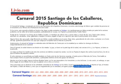 Carnaval Santiago 2015