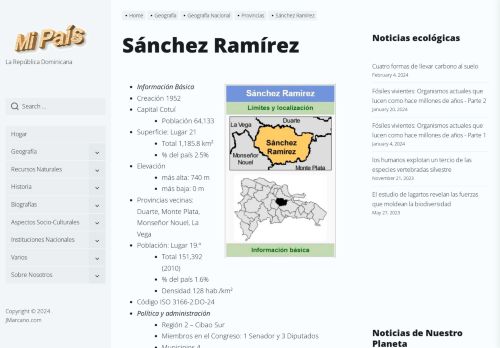 Sánchez Ramírez por José E. Marcano