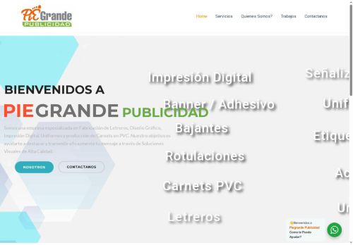 PieGrande Publicidad Graficarte